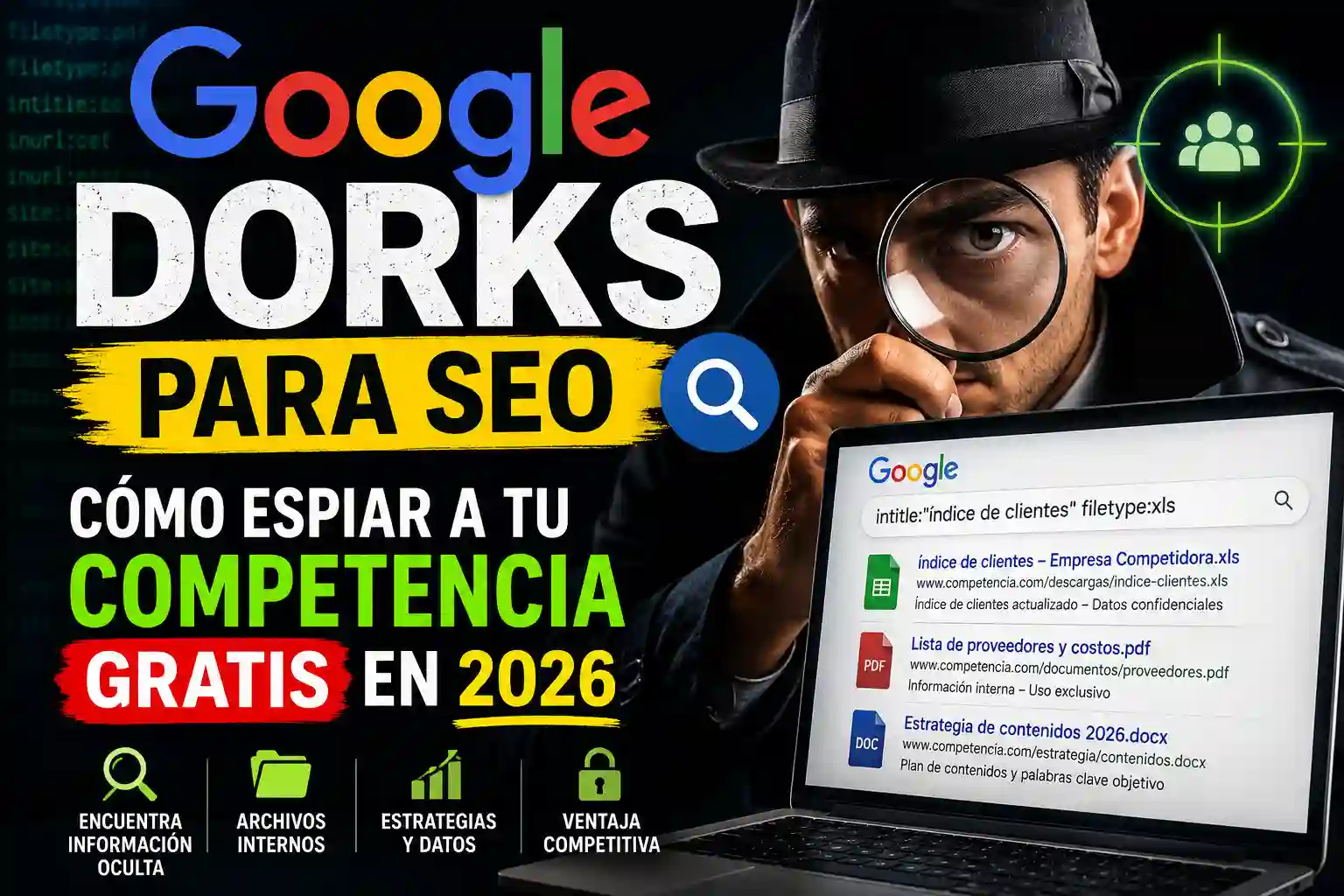 Google Dorks SEO: espía la estrategia de tu competencia 2026